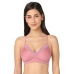 Non-Padded Wire Free T-Shirt Bra  Onion Pink