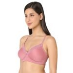 Non-Padded Wire Free T-Shirt Bra  Onion Pink - Image 3