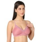 Non-Padded Wire Free T-Shirt Bra  Onion Pink - Image 4