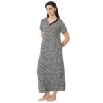 Rayon Nighty Regular Black - Image 2