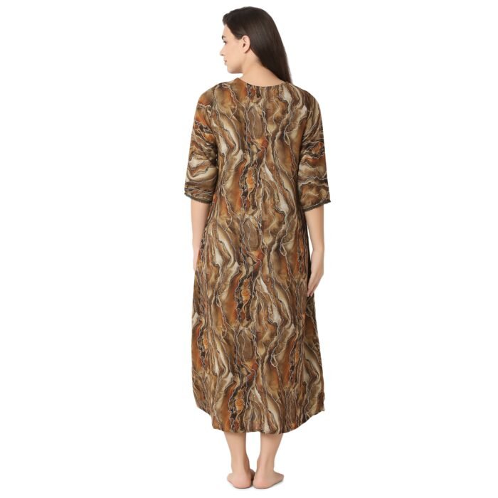 Rayon Nighty Regular Lemon - Image 4