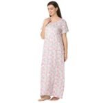 Rayon Nighty Regular Pink - Image 2