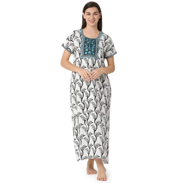 Cotton Nighty Regular White - Image 1