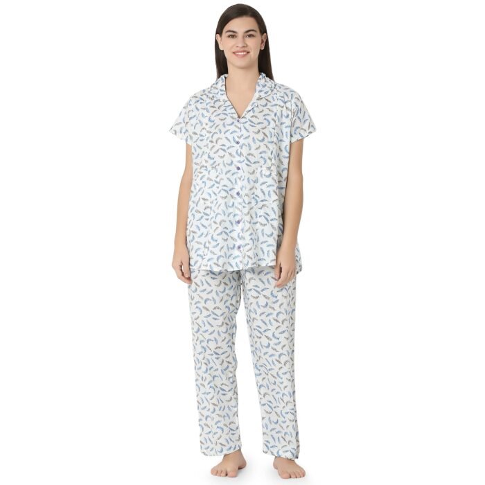 Weekend Ease Cotton Night Suit - Image 1