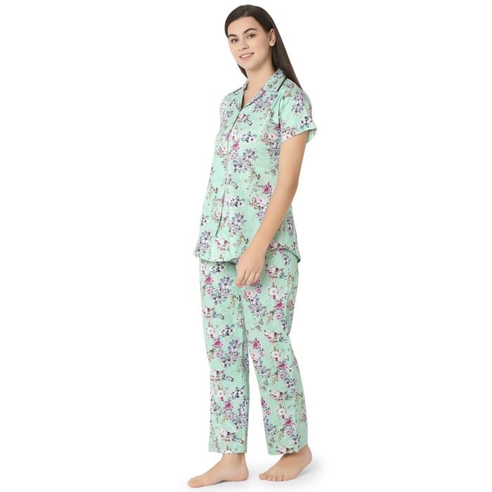 Cotton Night Suit  Regular Pista - Image 2