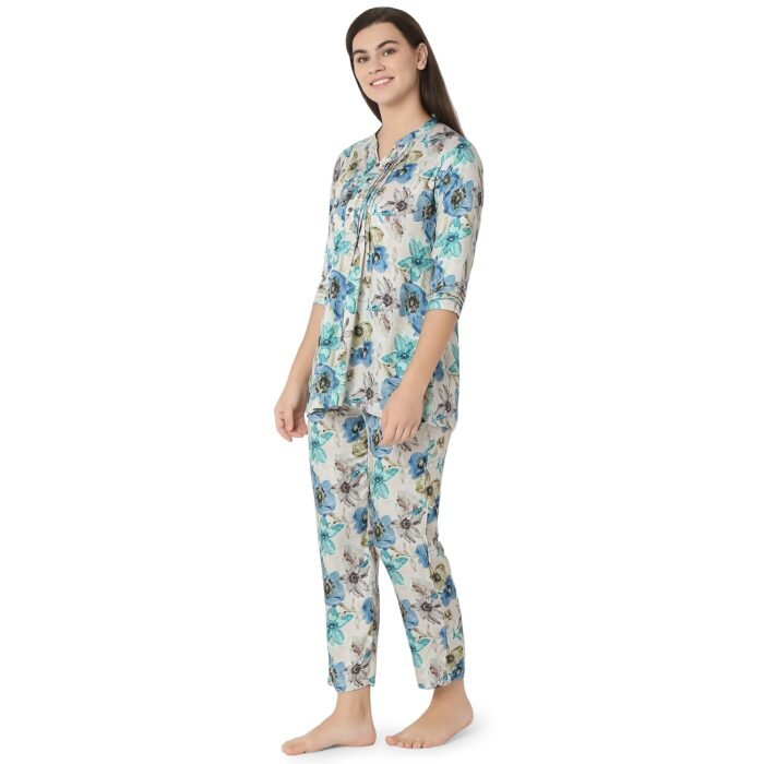 Reyon Night Suit  Regular Blue - Image 2