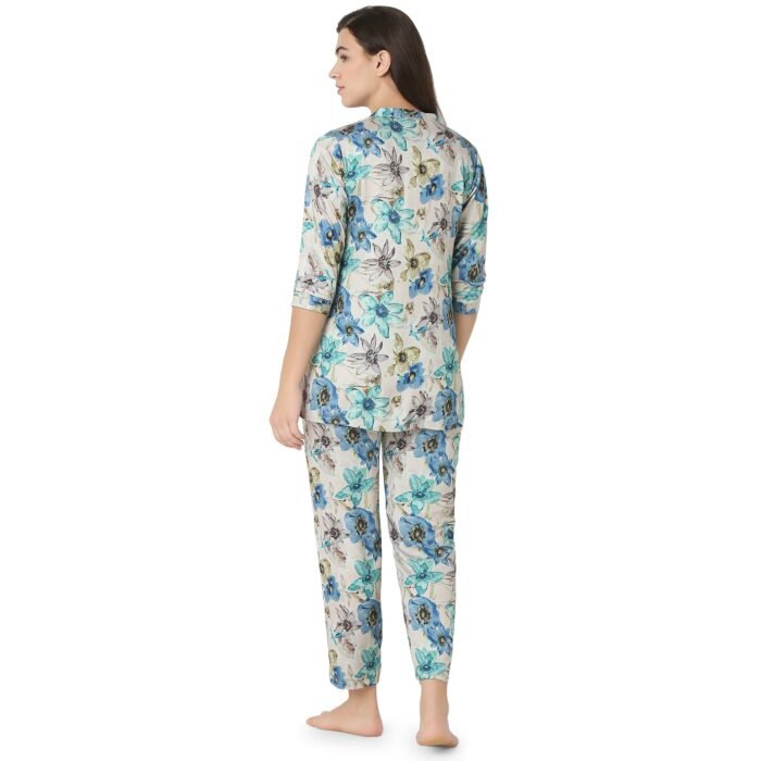 Reyon Night Suit  Regular Blue - Image 4
