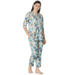 Reyon Night Suit Regular Blue - Image 3