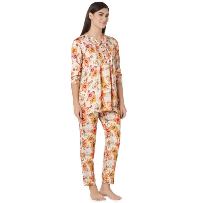 Reyon Night Suit  Regular Yellow - Image 3