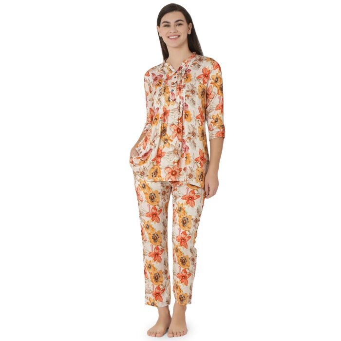 Reyon Night Suit  Regular Yellow - Image 6