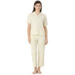 Cotton Night Suit Regular Yellow