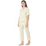 Cotton Night Suit Regular Yellow - Image 2