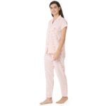 Cotton Night Suit  Regular Peach - Image 2