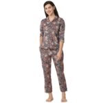 Reyon Night Suit  Regular Grey - Image 2