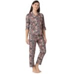 Reyon Night Suit  Regular Grey - Image 3