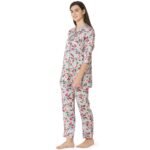Reyon Night Suit  Regular Pink - Image 2