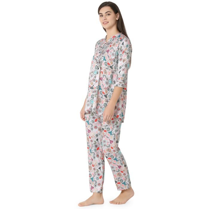 Reyon Night Suit  Regular Blue - Image 2