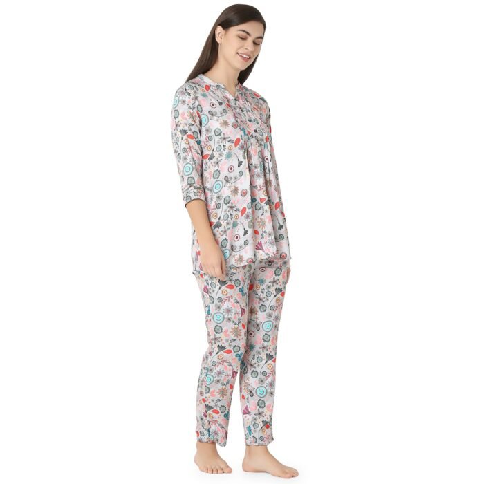 Reyon Night Suit  Regular Blue - Image 3