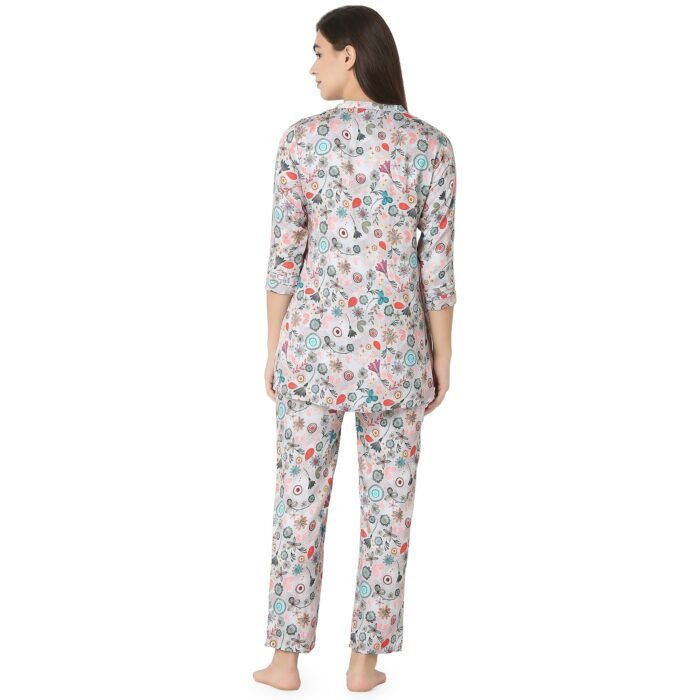 Reyon Night Suit  Regular Blue - Image 4