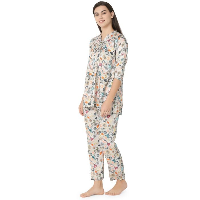 Reyon Night Suit  Regular Yellow - Image 2