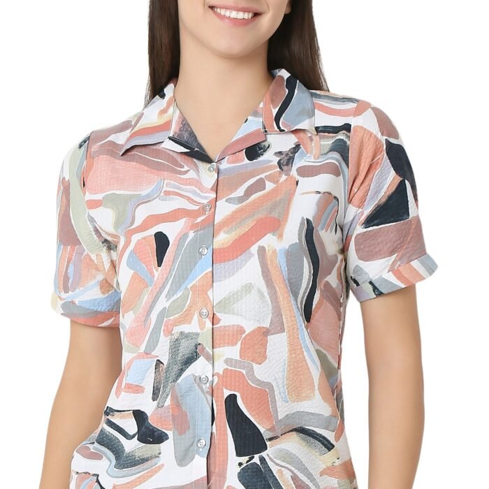Cotton Night Suit  Regular Peach - Image 5