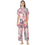 Cotton Night Suit  Regular Pink