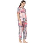 Cotton Night Suit  Regular Pink - Image 3