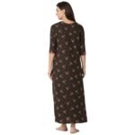 Rayon Nighty Regular Mehandi - Image 4