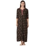 Rayon Nighty Regular Mehandi