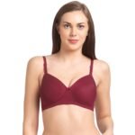 Soft Padded Solid T-shirt Bra Zinnia