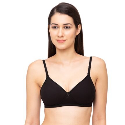 Cotton Basic Backless Padded T-shirt Bra 1112