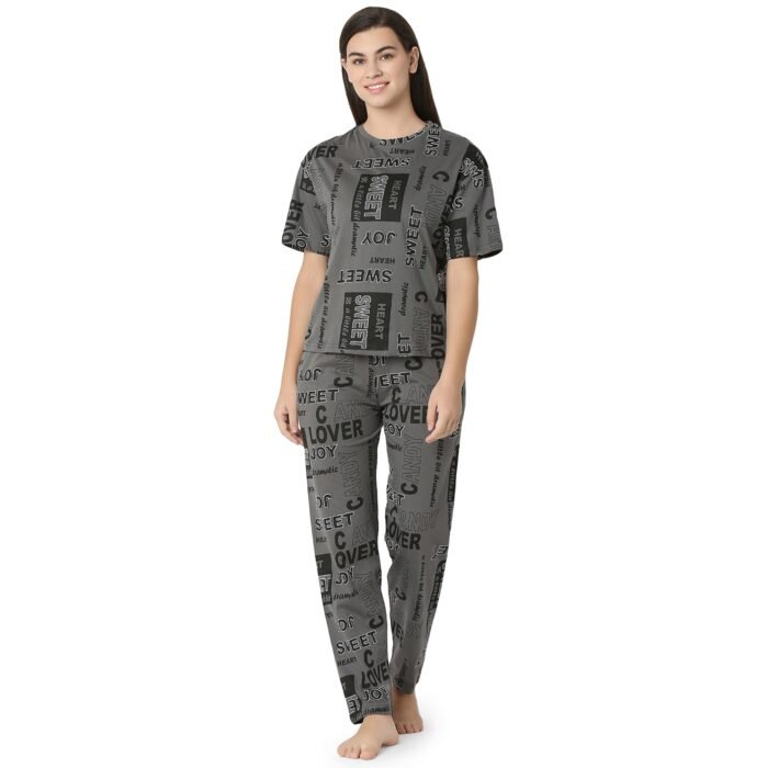 Dark Grey Word Play - Smart Chic Dark Grey Set - Image 1