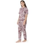 Mauve Alphabet Chic - Trendy Letters Mauve Set - Image 4