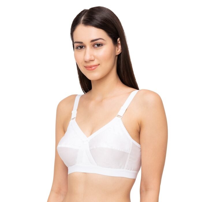 Silka - Cotton Non-Padded Non-Wired Plain Bra - Image 3