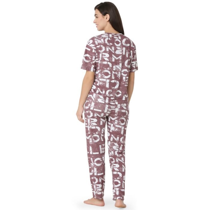 Mauve Alphabet Chic - Trendy Letters Mauve Set - Image 2