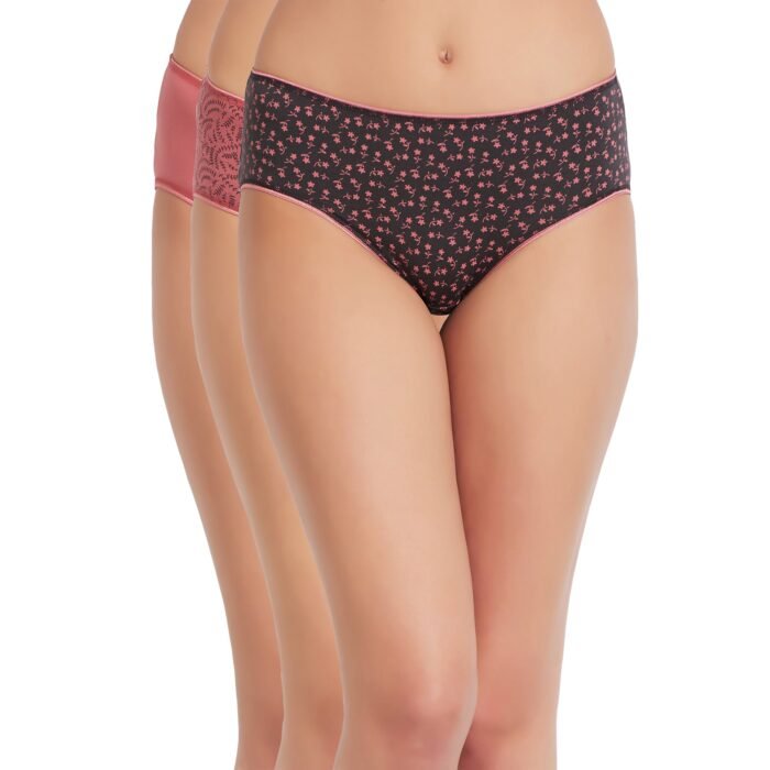Cotton lycra Hipster Panties-6685
