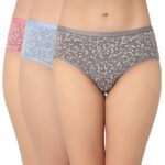Cotton Printed Pack Of 3 Hipster Panties
