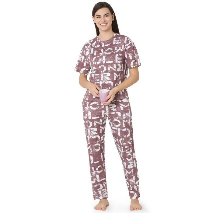 Mauve Alphabet Chic - Trendy Letters Mauve Set - Image 8