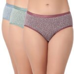 Cotton Printed Pack Of 3 Hipster Panties