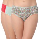 Radiant Flow Cotton Pack Of 3 Hipster Panties