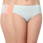 Vibrant Glow Cotton Pack Of 3 Hipster Panties
