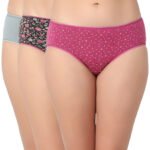 Cotton Printed Pack Of 3 Hipster Panties