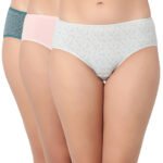 Elegant Ease Cotton Pack Of 3 Hipster Panties
