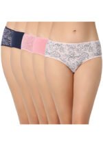 Cotton Groovy Prints Pack of 5 Hipster Panties