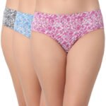 Cotton Printed Pack Of 3 Hipster Panties