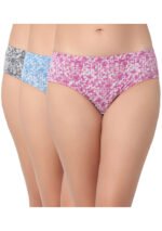 Cotton Printed Pack Of 3 Hipster Panties