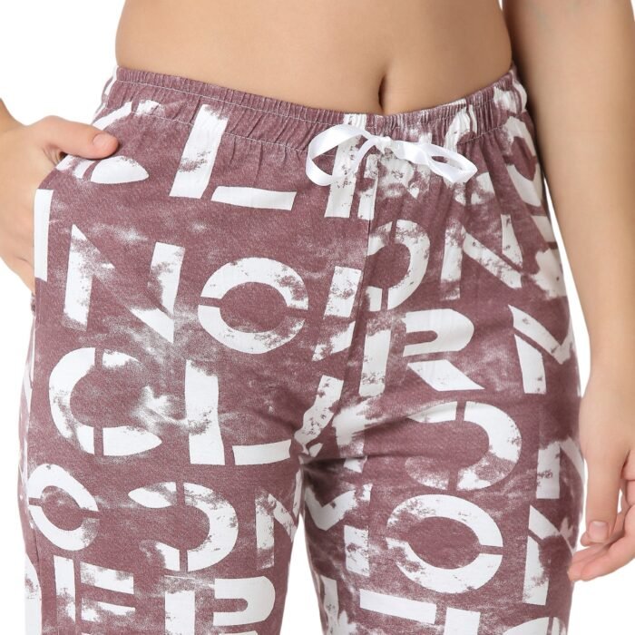 Mauve Alphabet Chic - Trendy Letters Mauve Set - Image 7