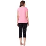 Capri Night Suit Regular-Peach - Image 2