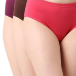 Cotton Hipster Panties Solid Reds and Browns