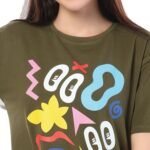 Olive Glow Chic Dress - Image 5